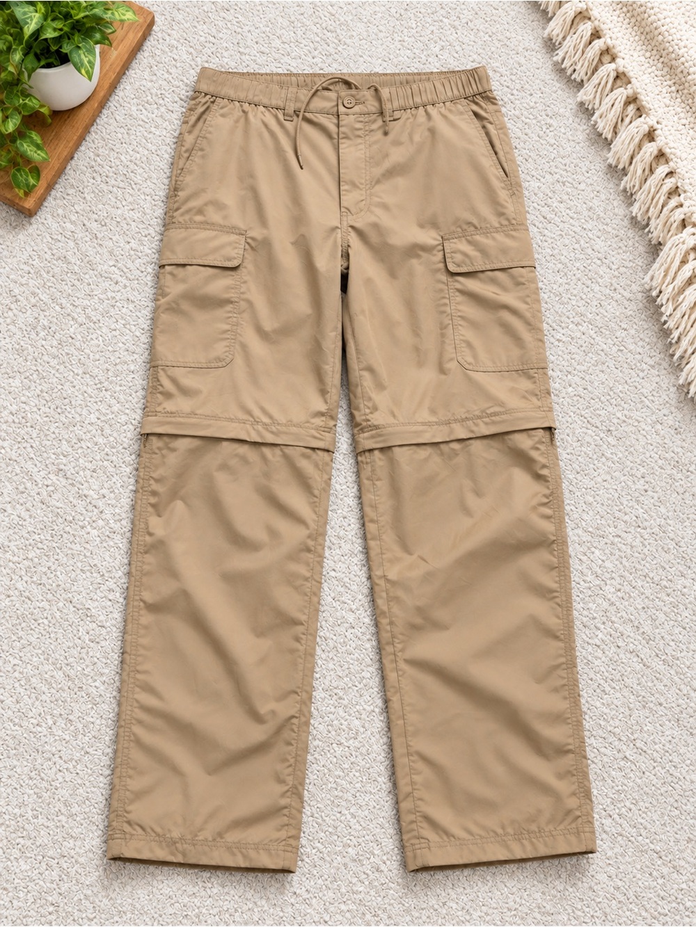 Goodfellow & Co Tan Convertible Cargo Pants